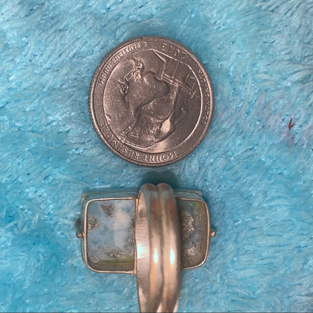 SALE ⭐️ Caribbean Larimar ring - Picture 6 of 7